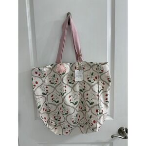 Shabby Chic Canvas Tote Bag